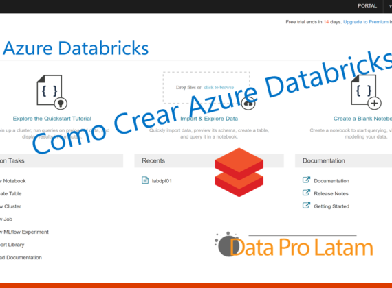 Como crear Databricks en Azure