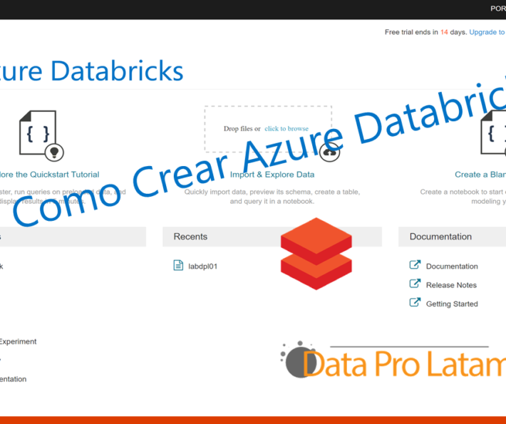 Como crear Databricks en Azure